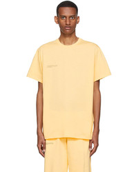 PANGAIA Yellow Organic Cotton T Shirt