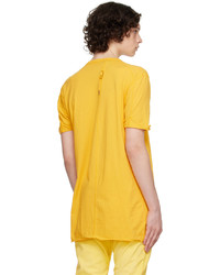 Boris Bidjan Saberi Yellow Rolled T Shirt