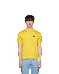 Prada Yellow Wire Of Scotland T Shirt