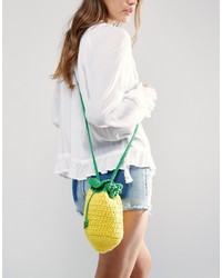 Asos Beach Crochet Pineapple Cross Body Bag