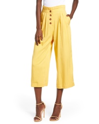 English Factory Pleated Crop Trousers