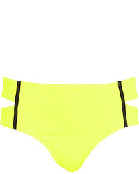 River Island Bleached Neon Yellow Bikini Bottoms