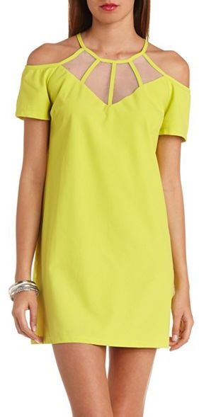 charlotte russe cold shoulder dress