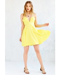 Yellow Cutout Dress