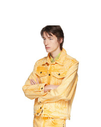 Y/Project Yellow Denim Double Seam Jacket