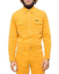yellow jeans shirt