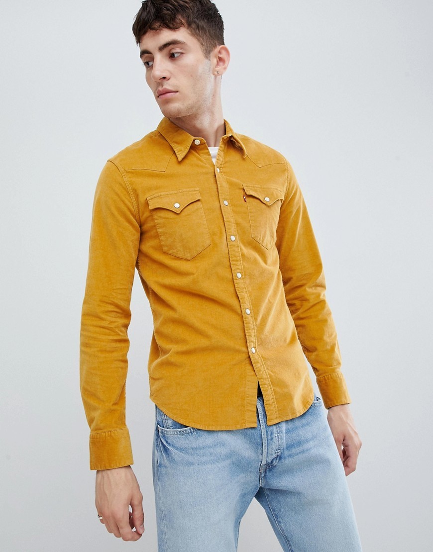 Long Sleeve Shirt in Blu-Yellow – SVRN