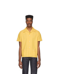 Yellow Denim Short Sleeve Shirt