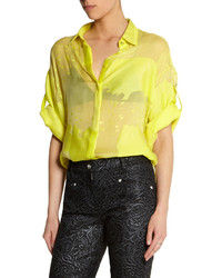 Versace Devor Silk Blend Shirt