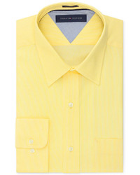 Tommy Hilfiger Easy Care Sunlight Yellow Solid Dress Shirt