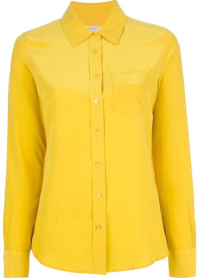 Equipment Brett Shirt, $302 | farfetch.com | Lookastic