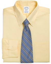 Brooks Brothers Traditional Fit Button Down Collar Dress Shirt