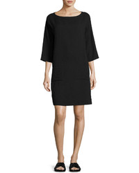 Eileen Fisher Organic Cotton Gauze Pocket Dress