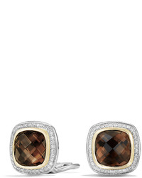 David Yurman 11mm Albion Faceted Earrings With Diamonds