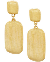 Marco Bicego 18k Hand Engraved Double Drop Earrings
