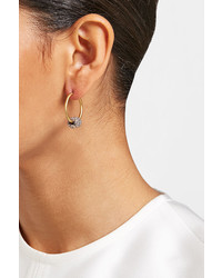 Marc Jacobs Embellished Hoop Earrings