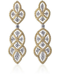 Buccellati Etoilee Pendant Earrings With Diamonds