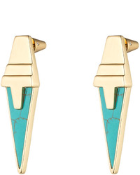 Eddie Borgo Imitation Turquoise Stud Earrings