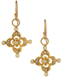Jude Frances Judefrances Jewelry 18k Diamond Clover Earring Charms