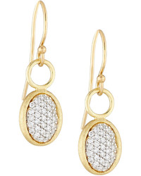 Jude Frances Judefrances Jewelry 18k Pave Diamond Dangle Drop Earring