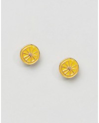 Asos Lemon Stud Earrings