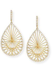 Rina Limor Fine Jewelry Rina Limor New Essentials 18k Dangling Diamond Dreamcatcher Earrings
