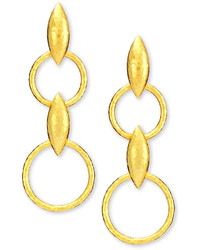 Gurhan Wheatla Collection 24k Double Drop Earrings