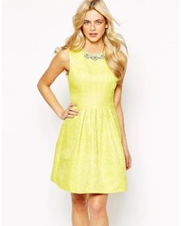 Yellow Embellished Dress