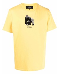 Hydrogen Gorilla Embroidered Logo T Shirt