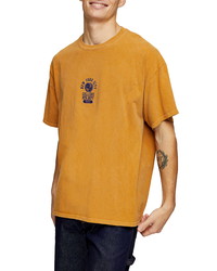 Topman Nyc Oversize Embroidered T Shirt