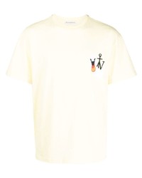 JW Anderson Swan Embroidered Logo T Shirt