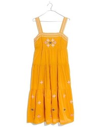 Madewell Primrose Embroidered Dress