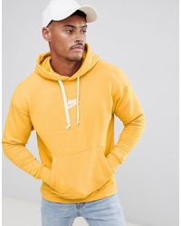 Nike Heritage Pullover Hoodie In Yellow 928437 752