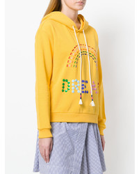 Mira Mikati Rainbow Embroidered Hoodie