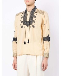 Bode Embroidered Long Sleeved Shirt