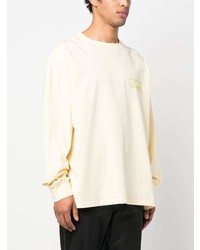 Martine Rose Embroidered Logo Long Sleeve T Shirt