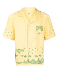 Bode Embroidered Short Sleeve Shirt