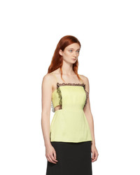 3.1 Phillip Lim Yellow Square Front Tank Top