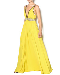 Mystic Canary Yelllow Maxi Gown