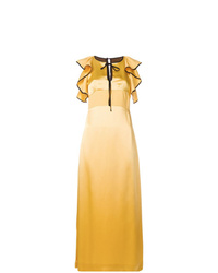 Alexa Chung Ruffle Detail Long Dress