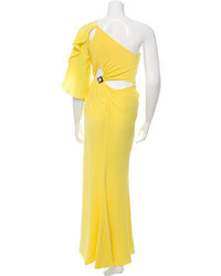 Versace Silk Embellished Dress