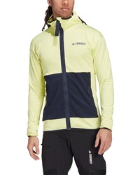 adidas Terrex Tech Fleece Light Hooded Hiking Jacket