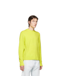 Acne Studios Yellow Peele Crewneck Sweatshirt