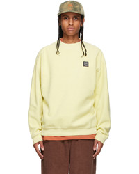 Brain Dead Yellow Reverse Fleece Sweatshirt