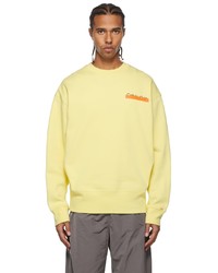 Heron Preston for Calvin Klein Yellow Season 2 Fleece Logo Sweatshirt