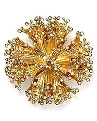 Yellow Floral Brooch