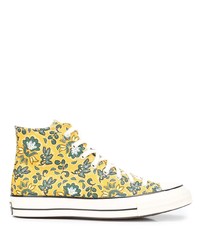 Converse Floral Print High Top Sneakers