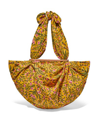 Yellow Floral Canvas Tote Bag