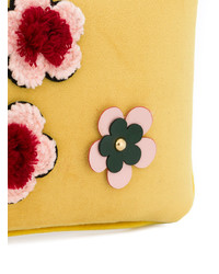 Alila Small Appliqu Flower Clutch