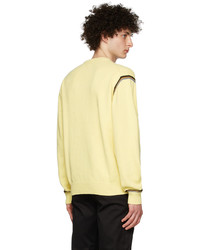 Paul Smith Yellow Cotton Sweatshirt
